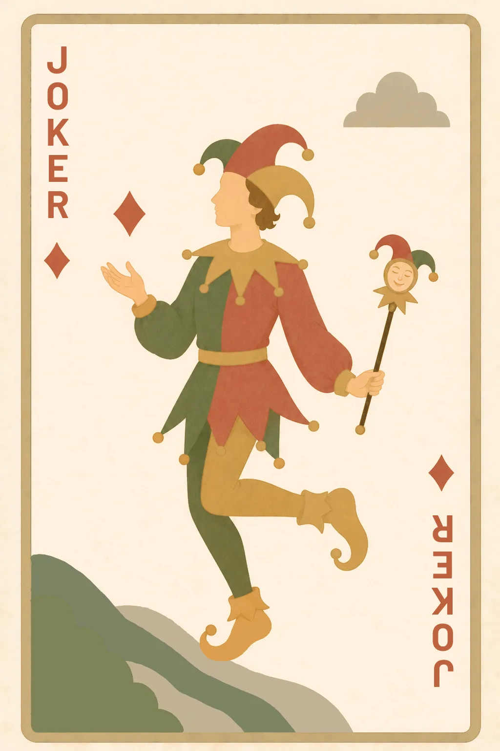 Jack of Diamonds playing card