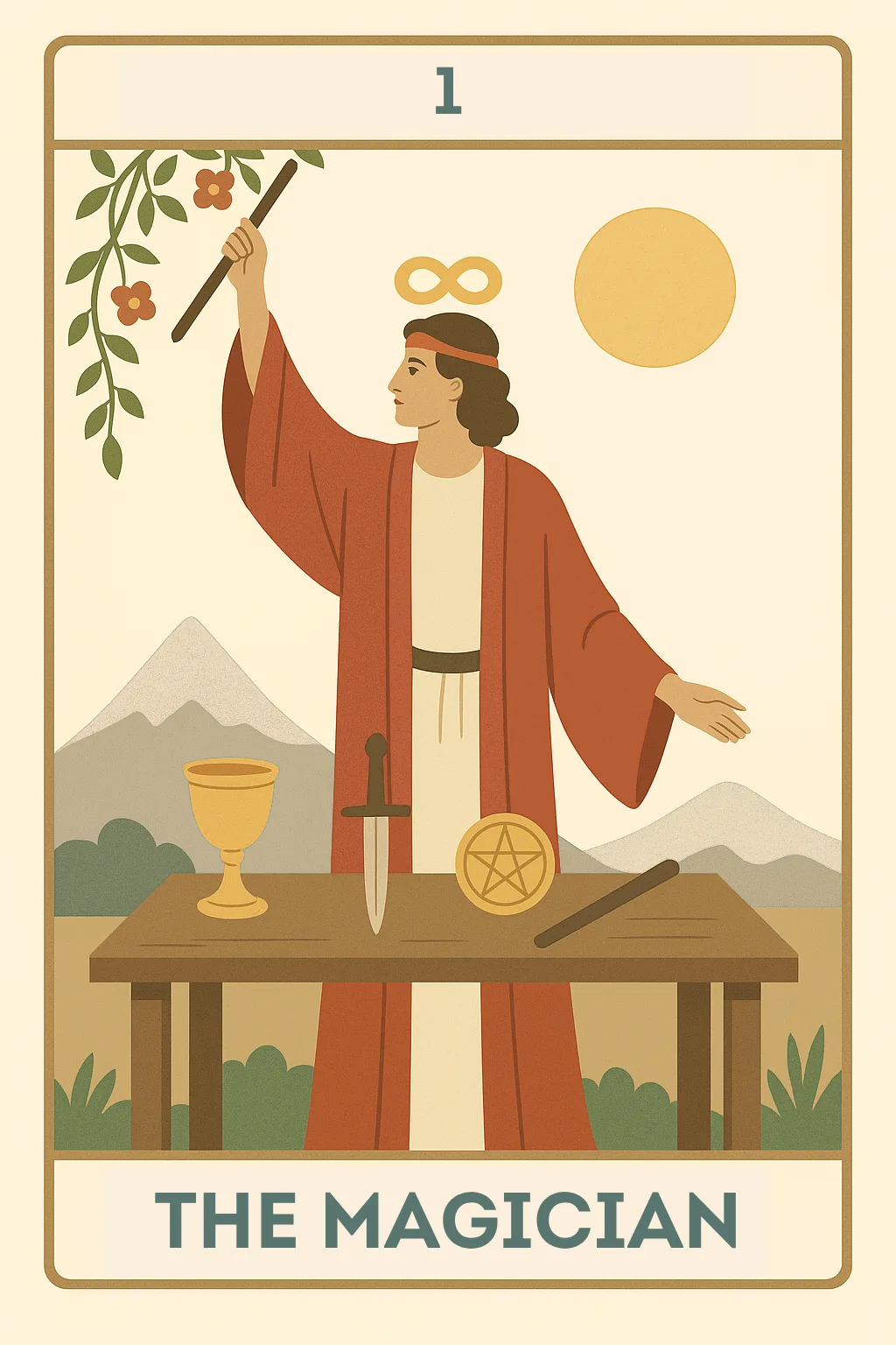 The Magician tarot card